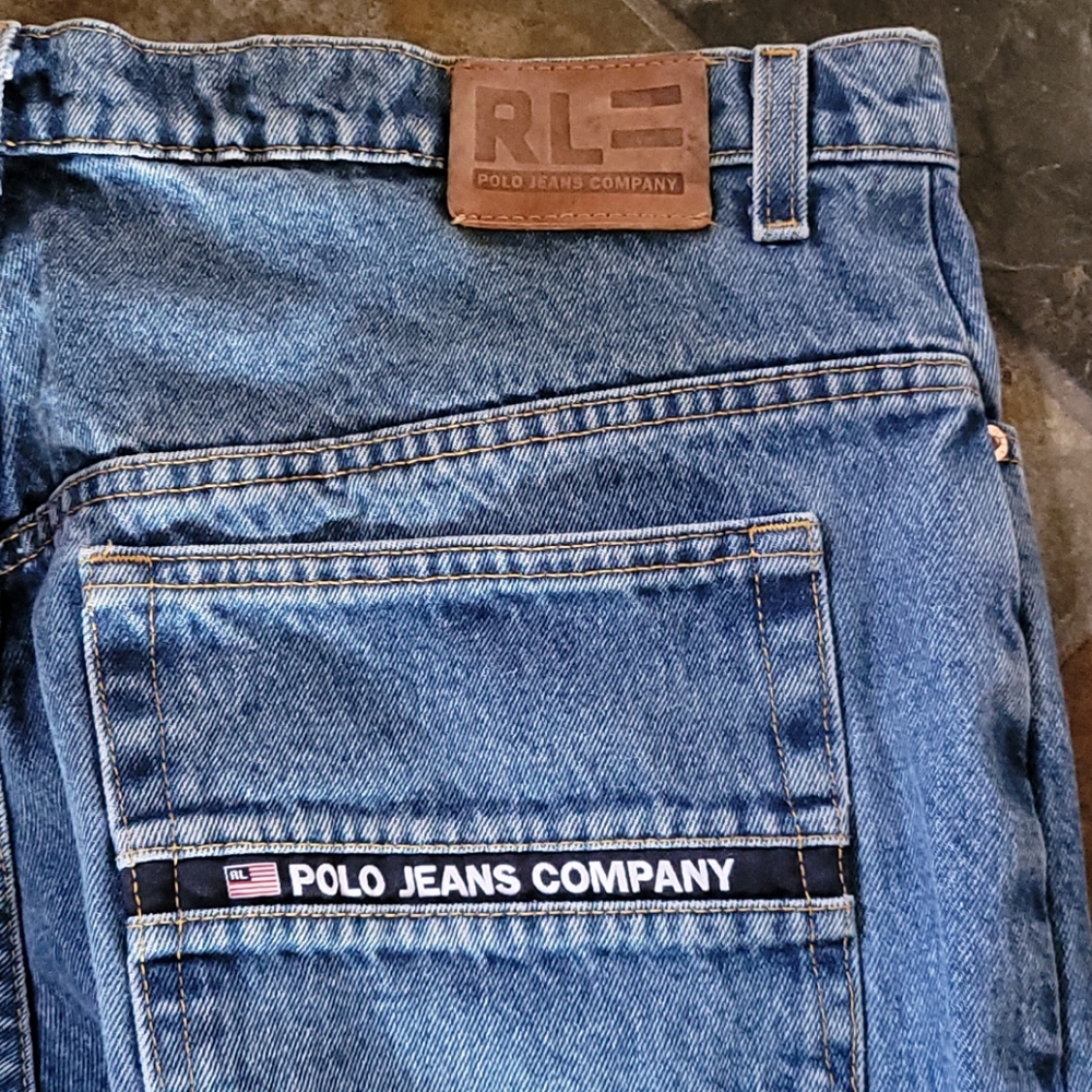 Rare Ralph Lauren polo jeans spellout pocket